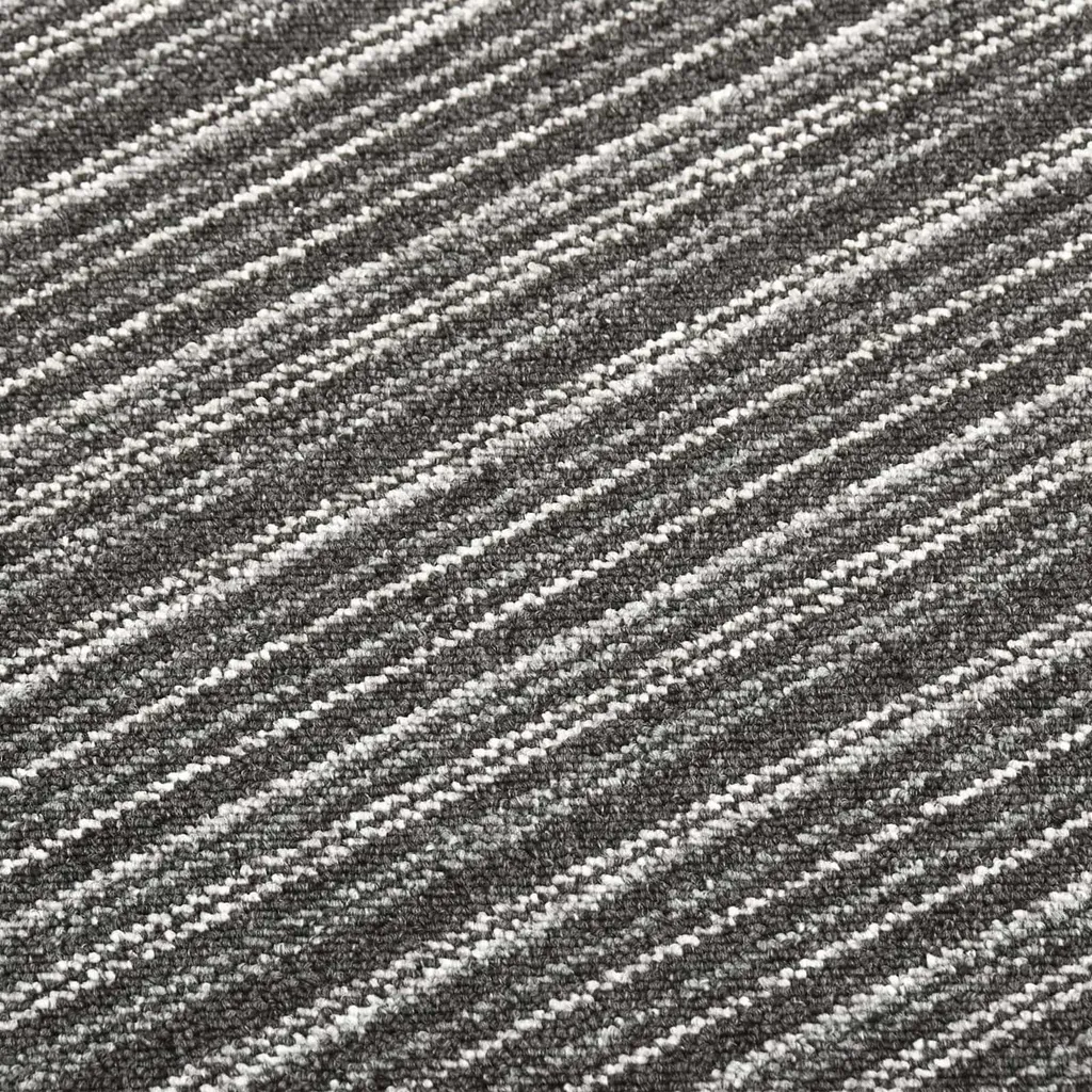 Rénover un sol facilement : dalles de moquette 50x50 cm anthracite - 20u - 6