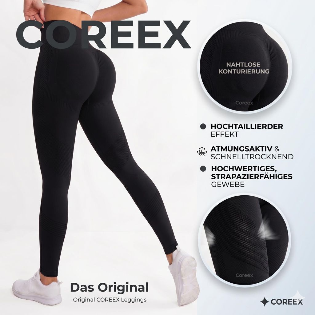 Coreex™ CelluFlex #1 Anti-Cellulite Leggings Kompression Produktbild 