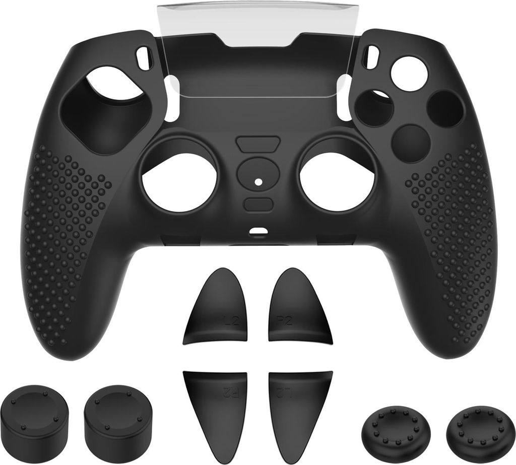 Langlebige Silikon Weiche Zubehör Griff Fall Schutzhülle Schützen Shell Gamepad Game Controller Abdeckung Für PS5