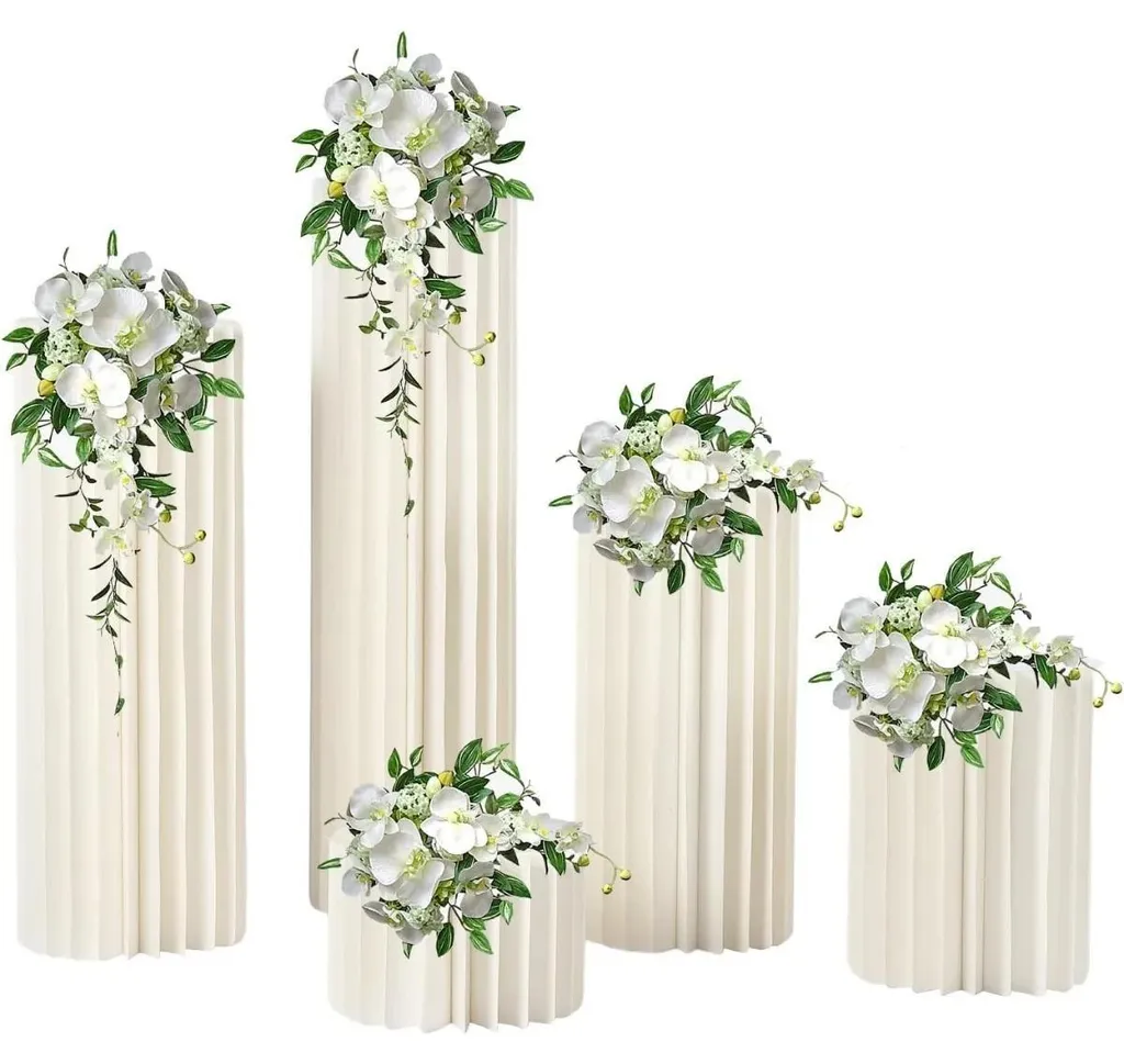 Supports de fleurs pliables lot de 5 pour décorations d'événements