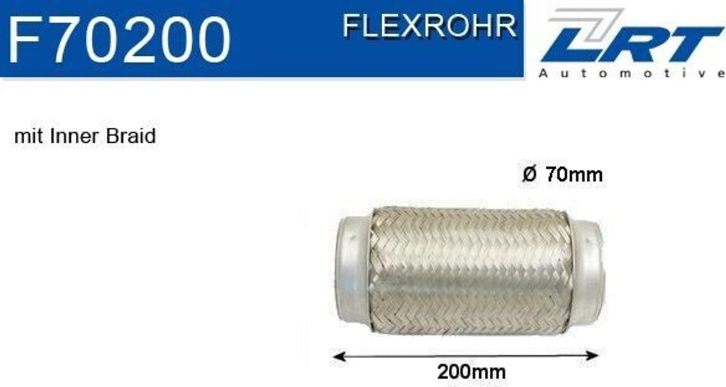 LRT F70200 Flexrohr Abgasanlage Auspuffrohr