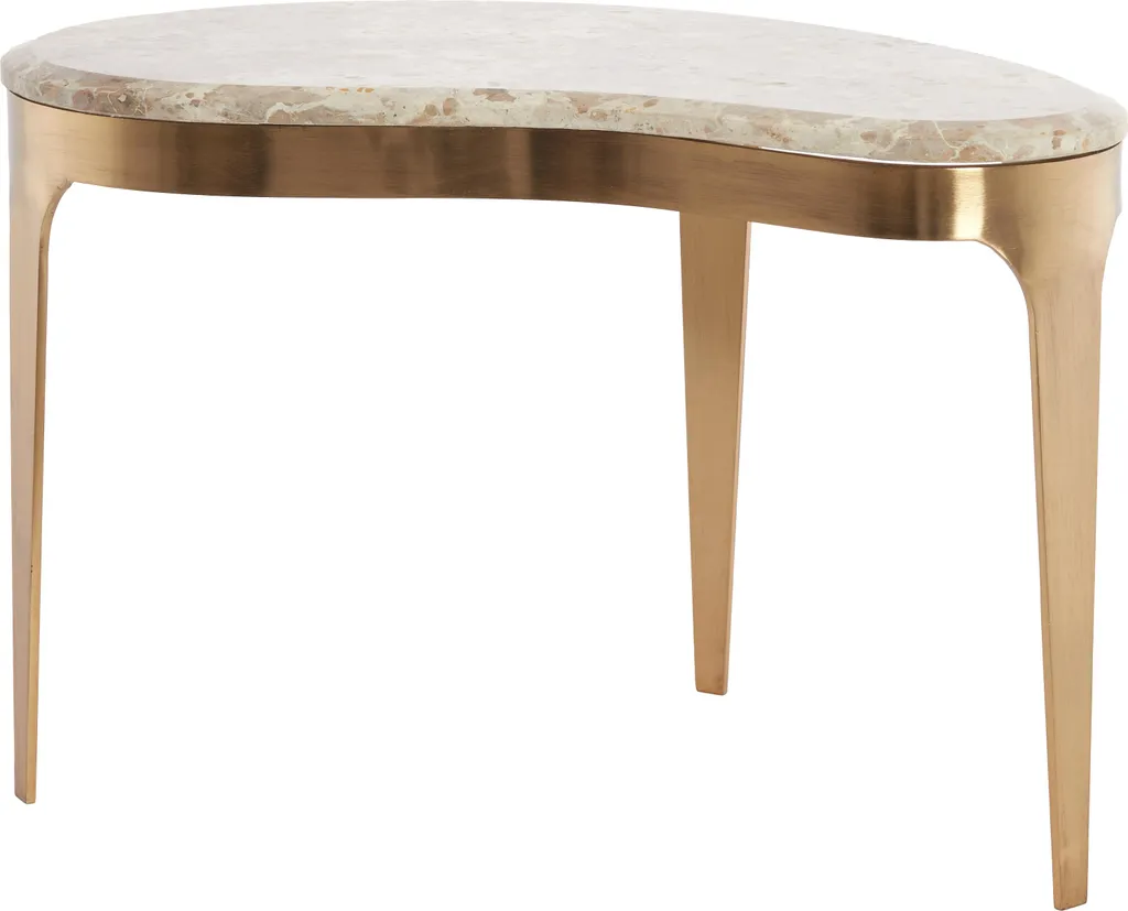 Table d'appoint GIULIO pour salon - Support déco bronze antique 48 cm