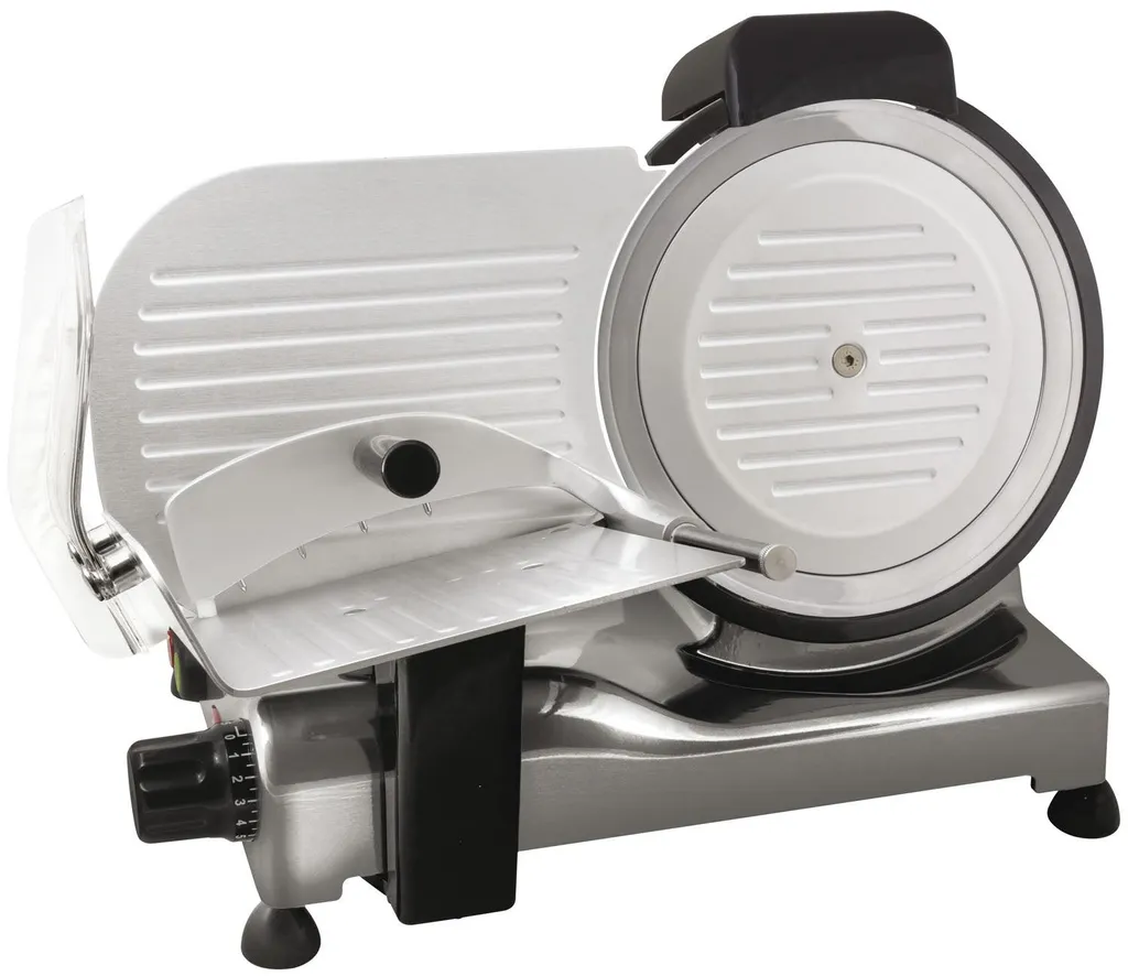 Trancheuse Électrique Reber 250mm - Appareil de Découpe Charcuterie en Inox