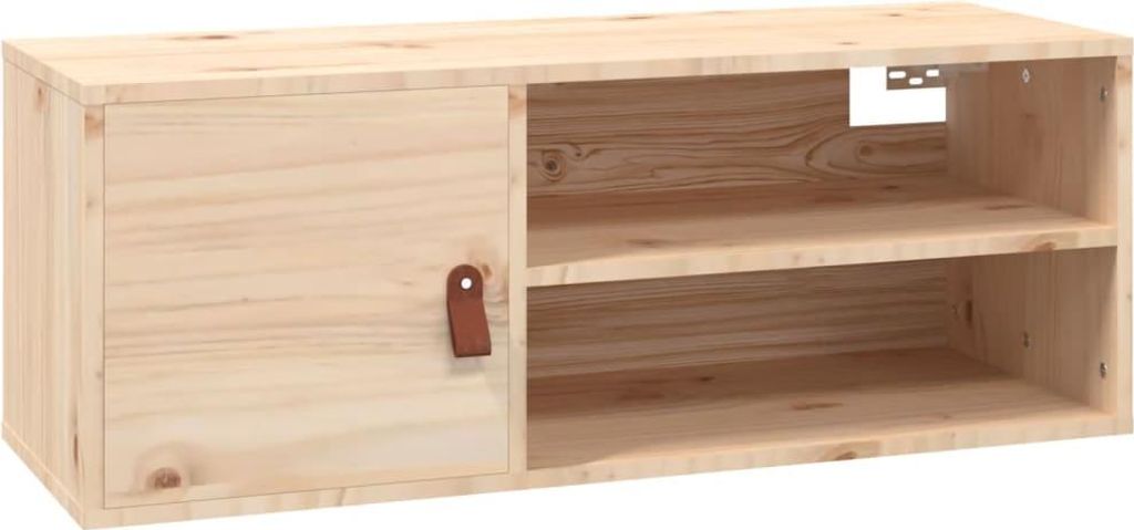 vidaXL Nástěnná skříň 80x30x30 cm z masivního dřeva Obrázek produktu 