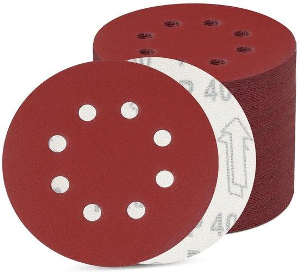 Disque de Ponçage 125 mm Grain 400 pour Finition Lisse - Boîte de 100