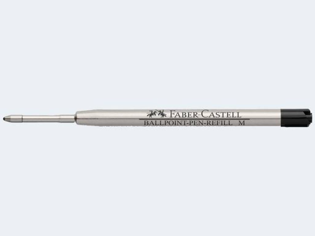 FABER-CASTELL Kugelschreiber Großraummine M schwarz Produktbild 