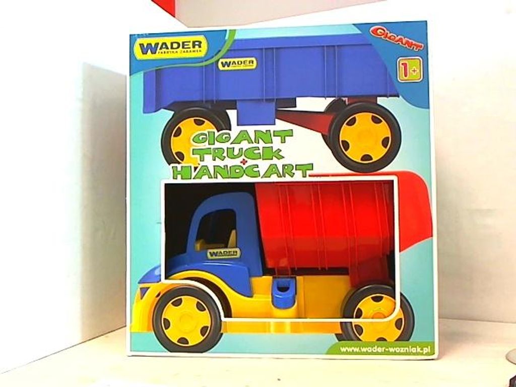 GIGANT vrachtwagen met kipper en aanhanger Productafbeelding 