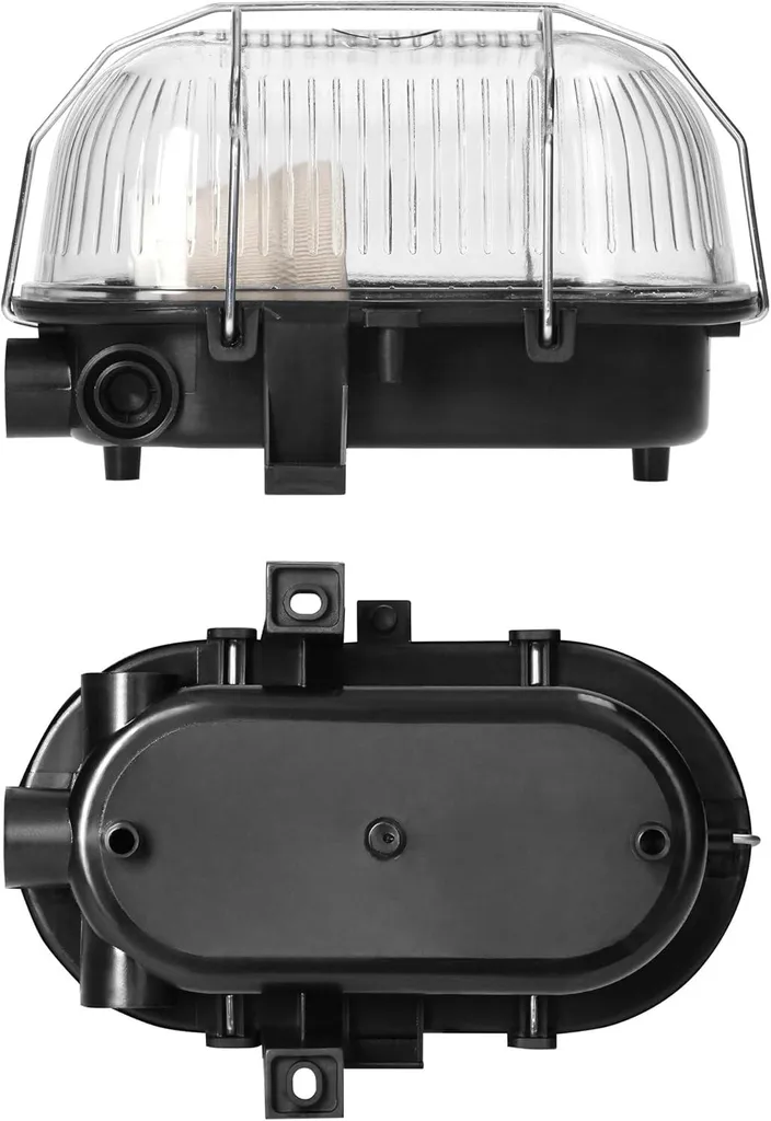 Luce per cantina IP54 E27 I 180mm nero - 3