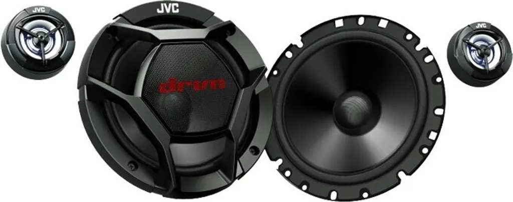 JVC CS-DR1700C Enceintes 16,5cm Puissantes à Membrane Carbone Mica