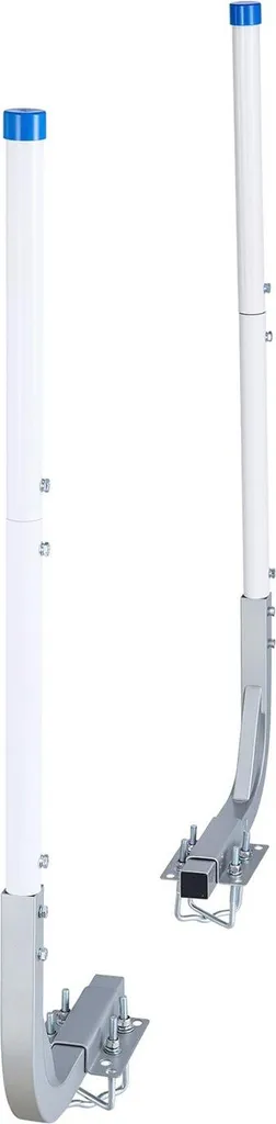 Guides de Remorque en Acier Haute Dureté Ajustables Hauteur 1,20 m
