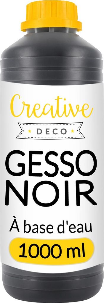 Creative Deco Additif Gesso Acrylique Noir 1L - Sous-Couche Image du produit 