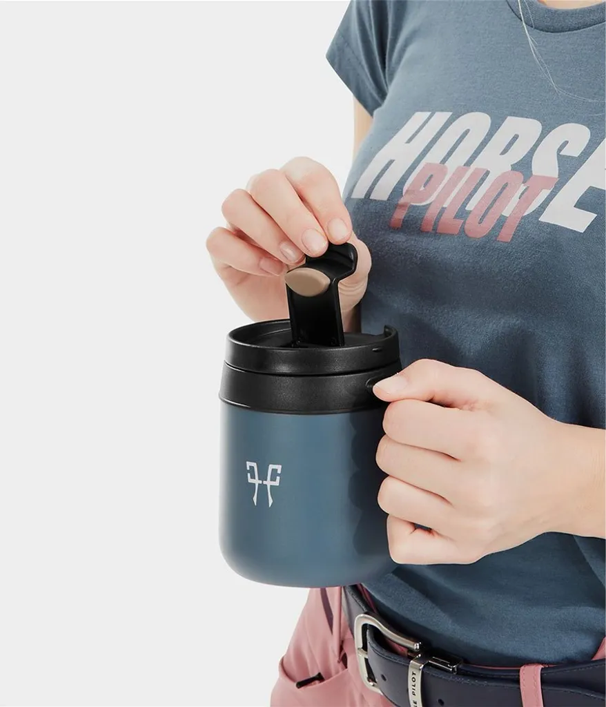 Tazza Termica Horse Pilot Blau - Acciaio Inox di Alta Qualità