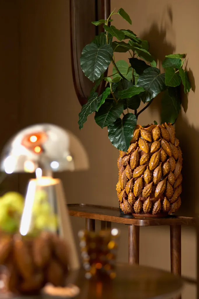 Vase en céramique pour centre de table ou décoration de sol salon 44cm - 3