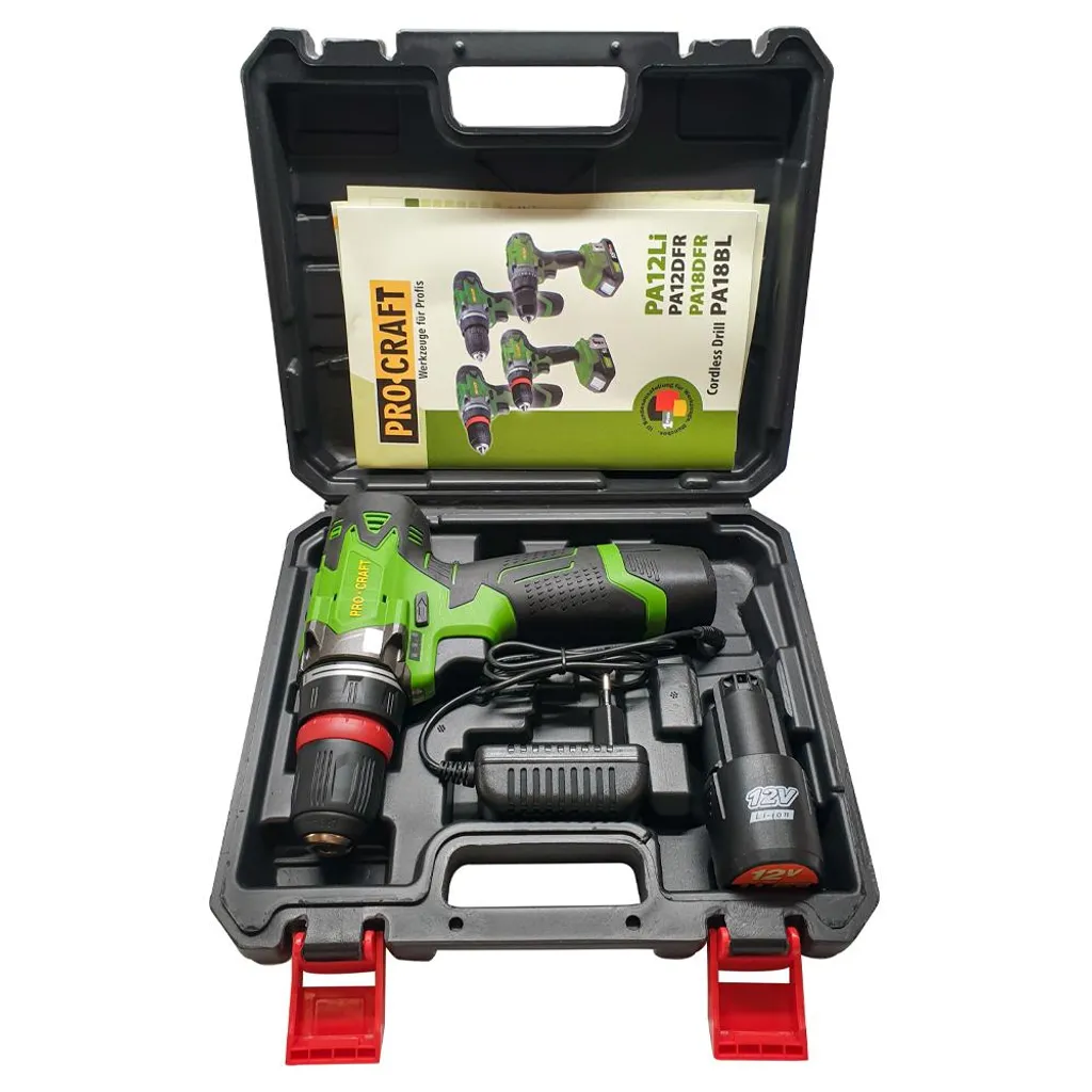 Perceuse visseuse 12V Procraft PA12DFR avec Batterie Lithium et DFR - 5