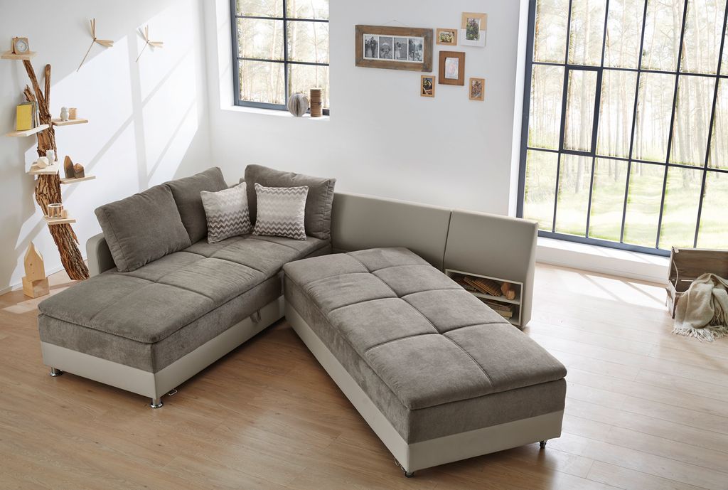 ECKSOFA-DAUERSCHLÄFER Doppelbett 306/223/95 cm Boxspring Produktbild 4