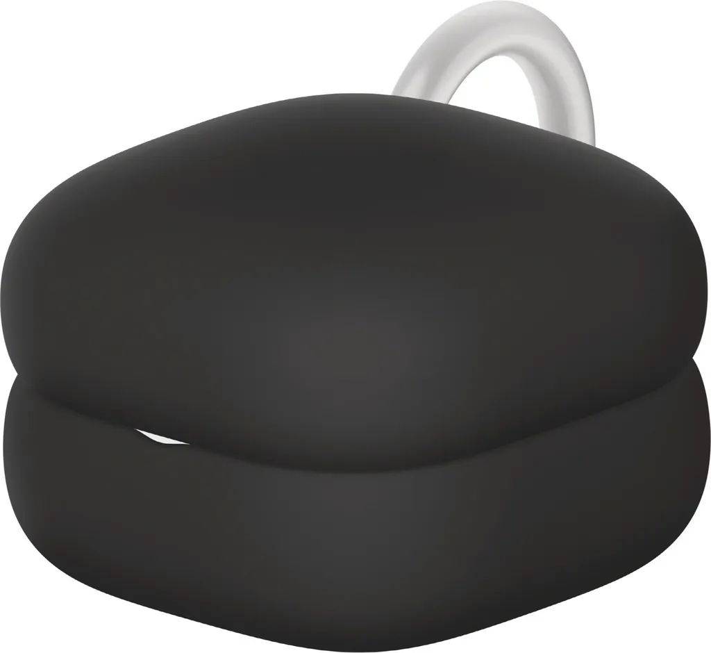 Sony Custodia LinkBuds Fit Pure Black con Anello Easy Clip-On Originale