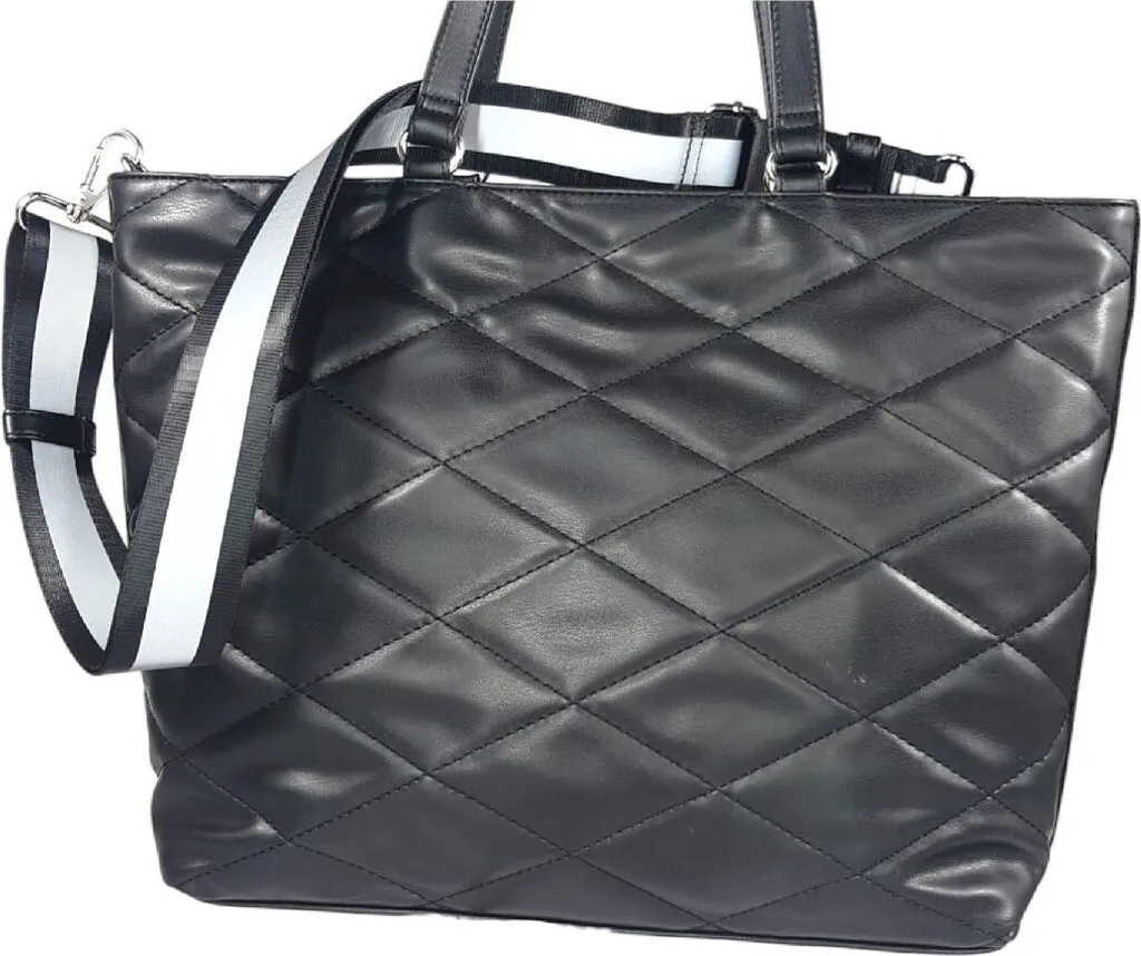 Sac à fermeture éclair Tom Tailor texture mica noir élégant - 7