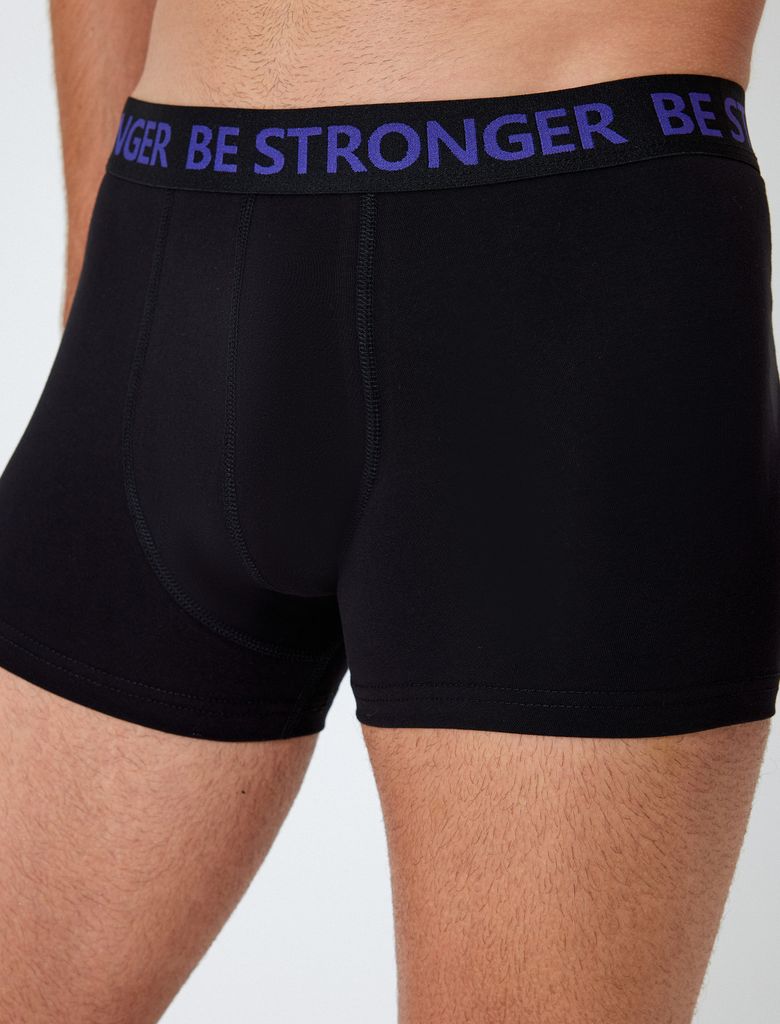 Koton Boxer Corti Uomo - 3 Pezzi In Puro Cotone, Grigio, Taglia S, Vestibilità Comoda