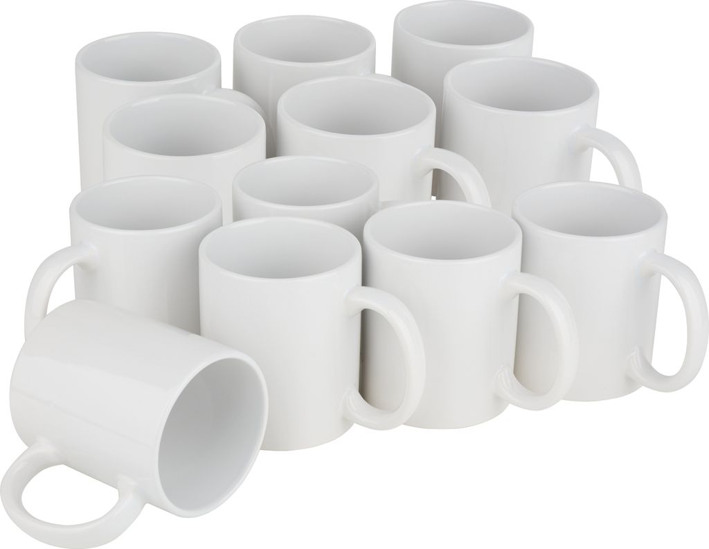 VBS XXL Kaffeebecher Set 12 Stk 300 ml 8 cm Durchmesser 9 cm Höhe