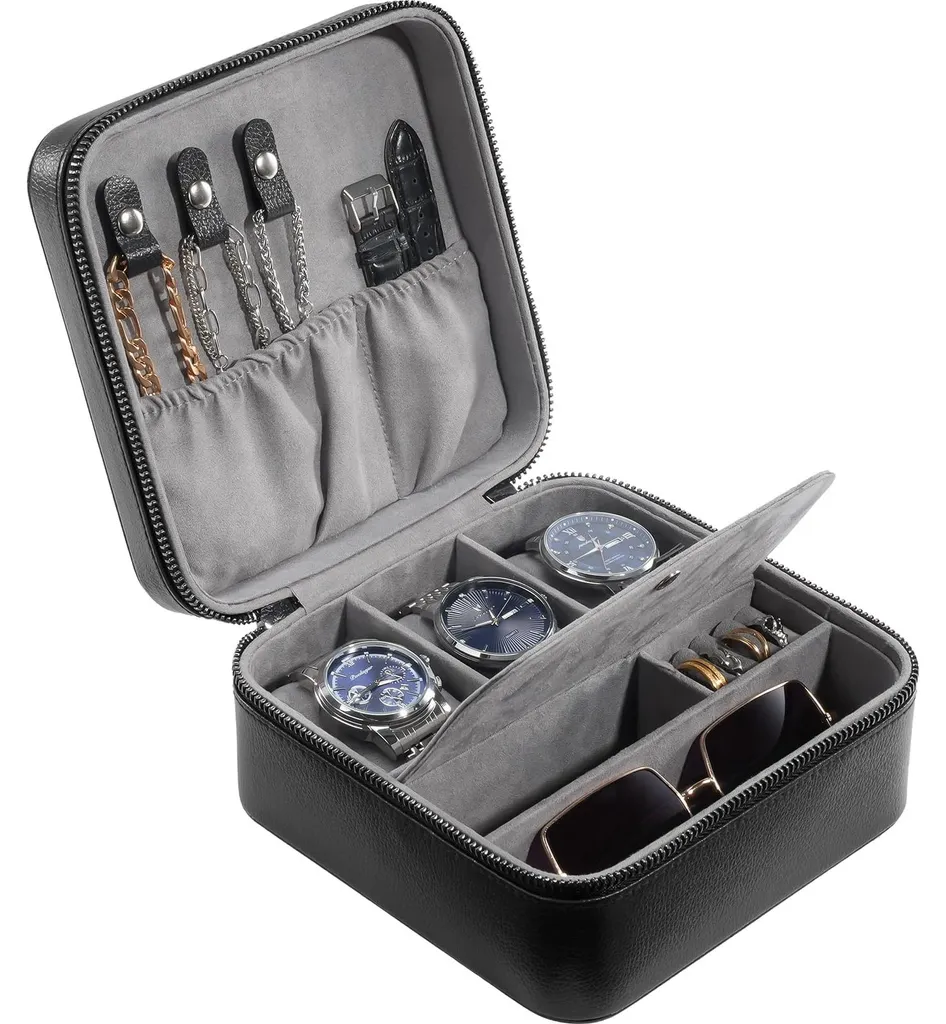 Étui à montres pour voyager en toute sécurité et protéger ses bijoux