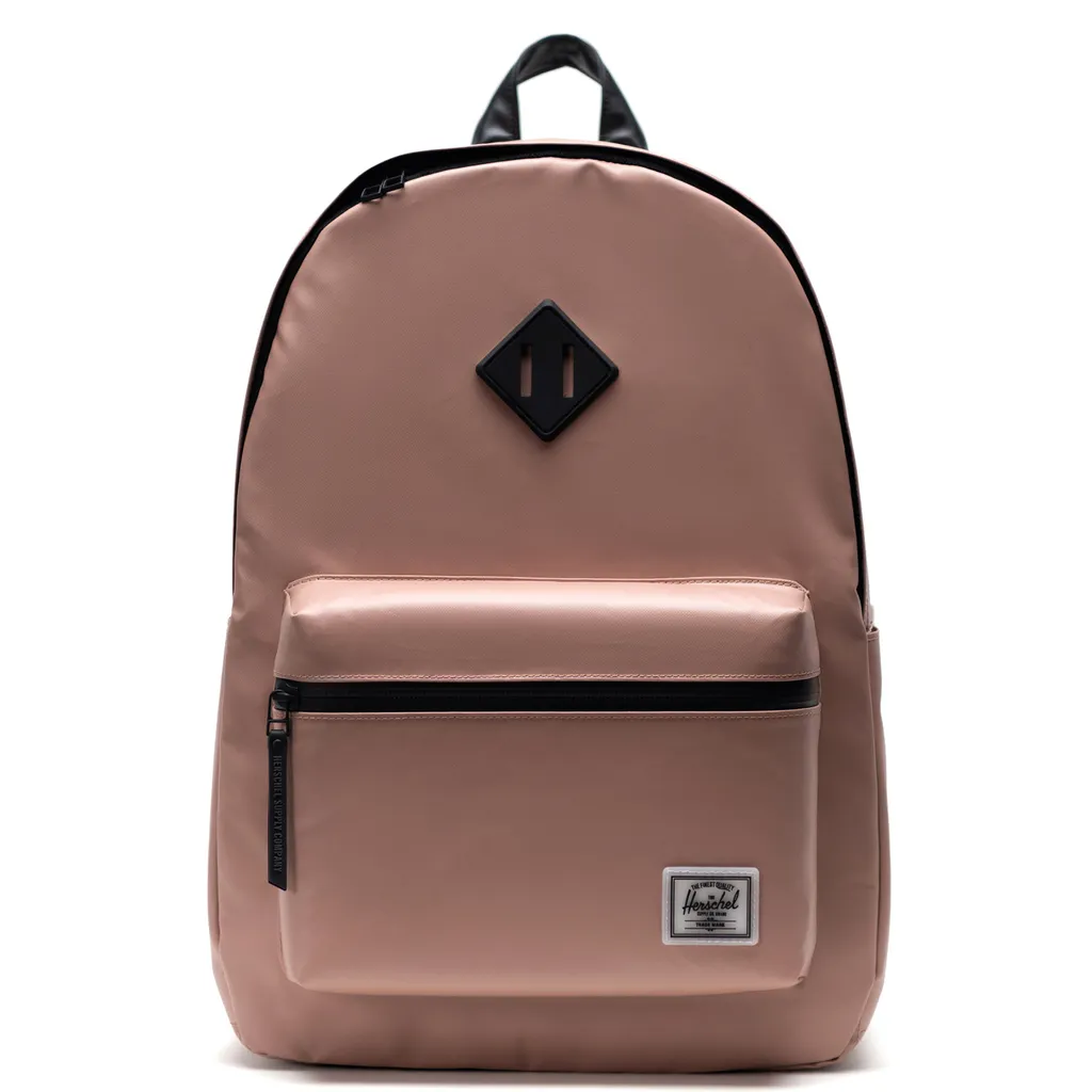 Grand sac à dos ordinateur rose pastel pour le travail et les cours