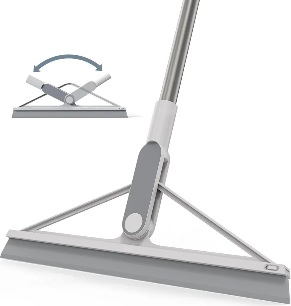 KOLLIEE Spatola Pavimenti Silicone Grigio 156cm - Spingiacqua Professionale