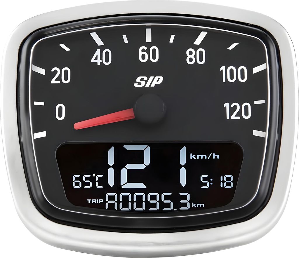 Drehzahlmesser / Tacho SIP Performance 2.0 120 km/h 12.000 U/min für Vespa VNA, VNB