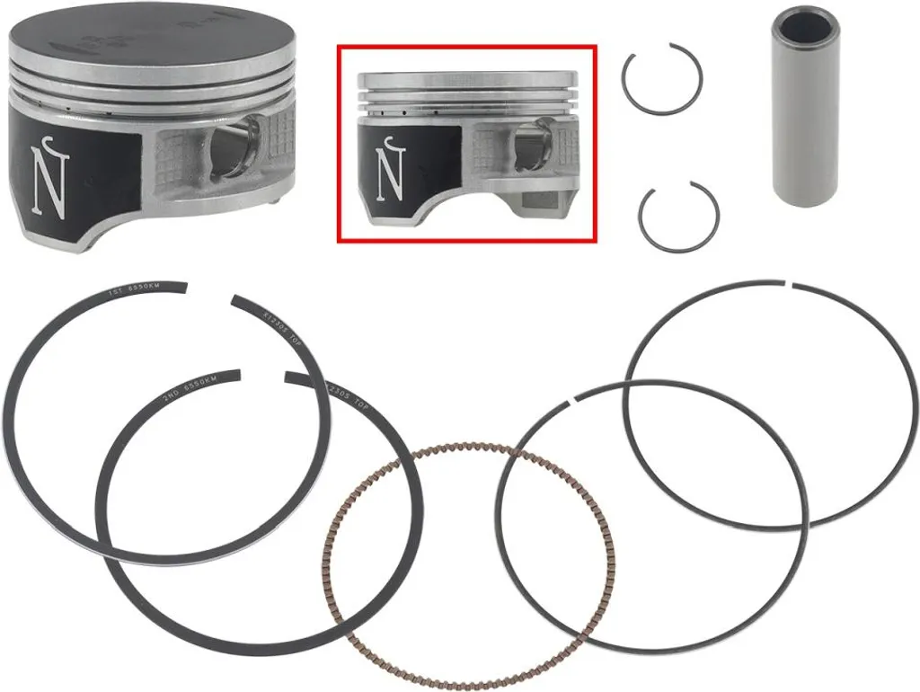 Piston Honda CRF 230F 2003-2019 de 65.5 mm avec segments NX-10230R