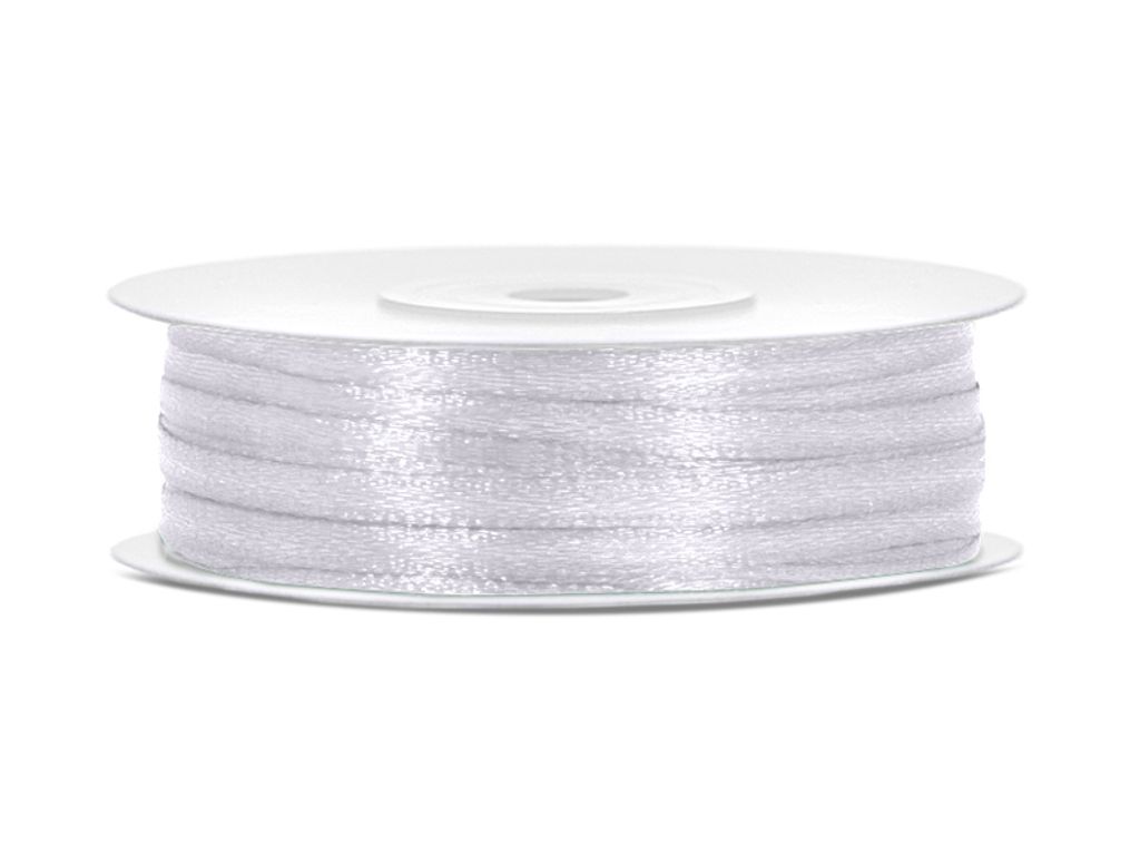 Hobby Group Satinband 3 mm 50 m Weiß