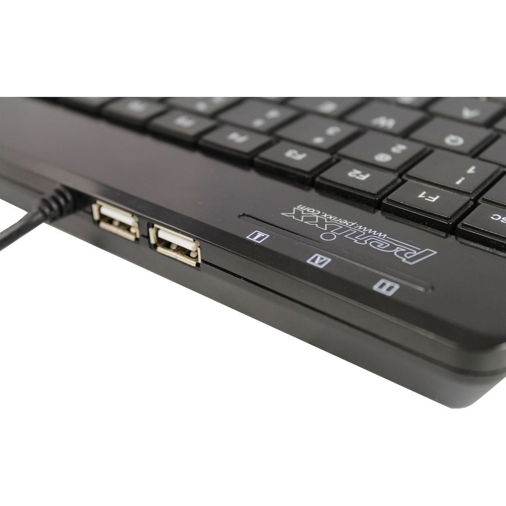Perixx PERIBOARD-505H PLUS DE, Mini USB-Tastatur, Produktbild 