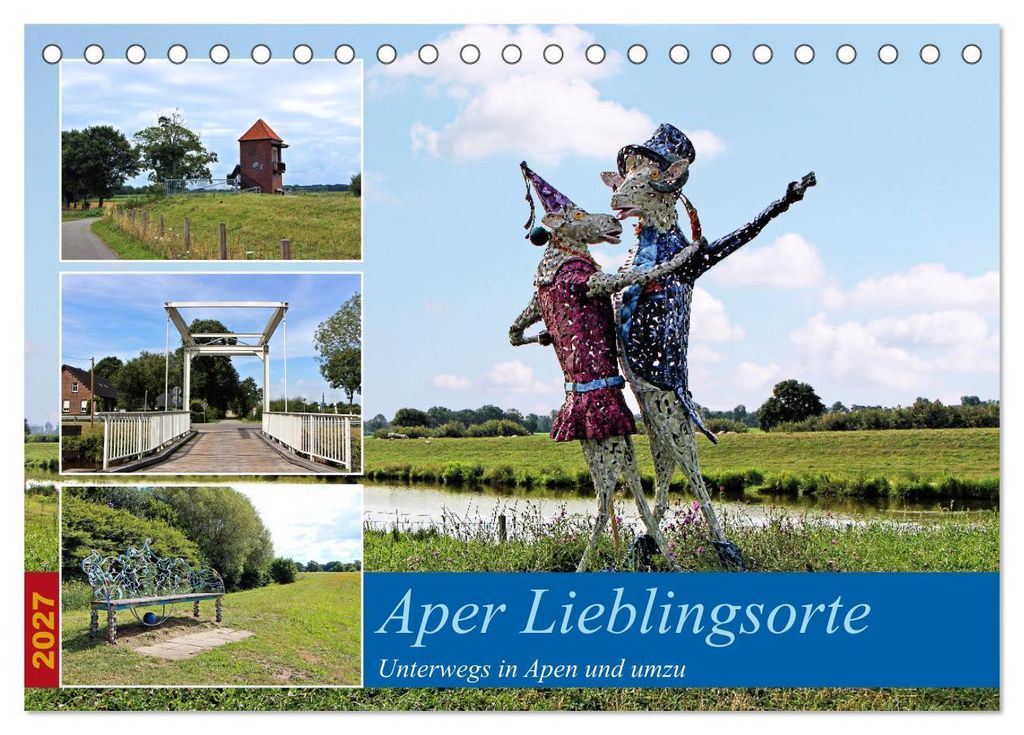 Aper Lieblingsorte (Tischkalender 2027 DIN A5 quer), CALVENDO Monatskalender