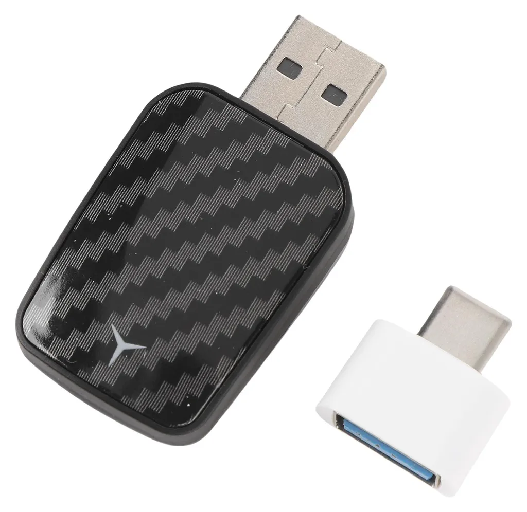 Adaptateur CarPlay sans fil stable Connexion rapide Fibre de carbone