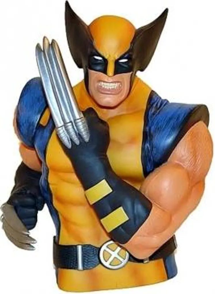Tirelire Marvel Wolverine 20 cm Design Incassable et Détails Soignés - 2