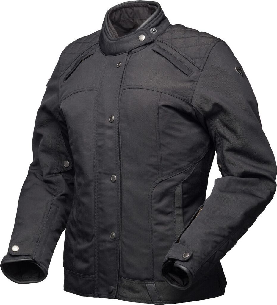 Modeka Thiago Damen Motorrad Textiljacke, schwarz, 42