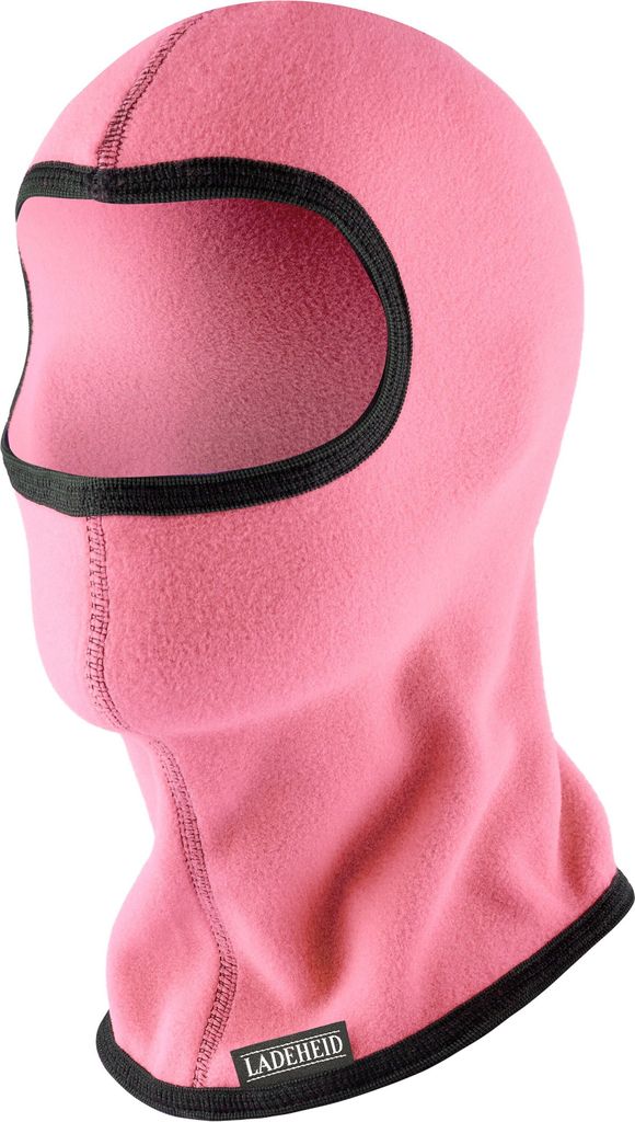 Ladeheid Kinder Jugend Mädchen Microfleece Sturmhaube Skimaske LA-203 (Hellrosa, One Size) .