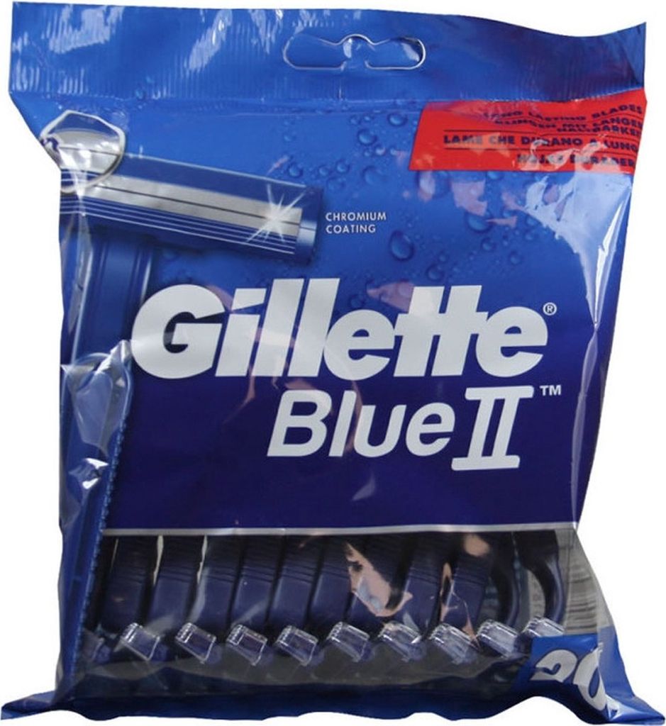 Gillette Blue II jednorazowe maszynki do golenia 20 sztuk Zdjęcie produktu 