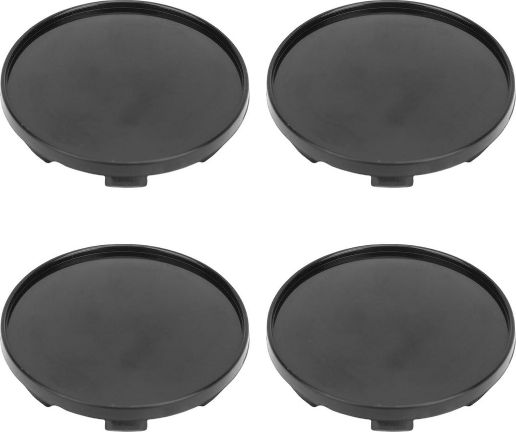 4pcs Wheel Center Caps Mode Aussehen universelle Hub -Kappenabdeckung für die meisten Fahrzeuge 59 mm Außendurchmesser 51 mm inneres Schwarz