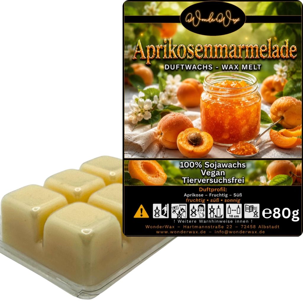 WonderWax Duftwachs Wax Melts für Duftlampe, 6 Würfel Duftmelt Wachsmelt Sojawachs Duftwachs Würfel für Raumdüfte, Wachs Duftöl Winter Indoor...