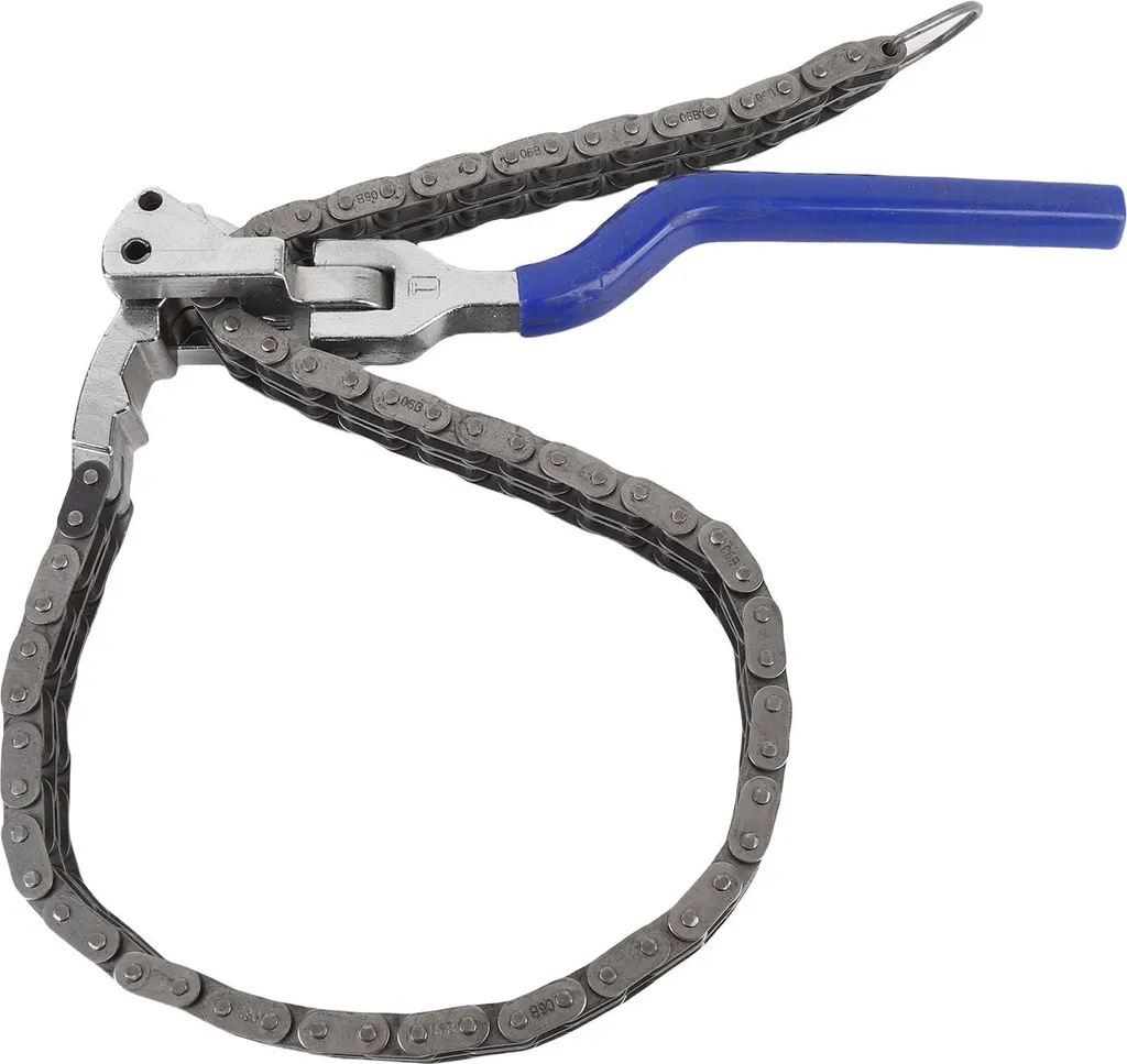 Clé à chaîne pour filtre à huile robuste avec chaîne de 60 cm en acier