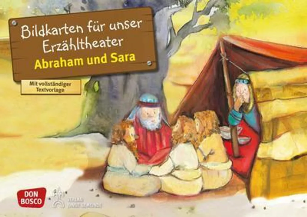 Statue Abraham und Sara - Sculpture Biblique Artisanale de Collection