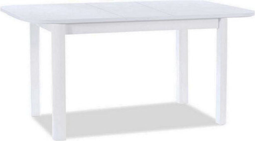 Esstisch Küchentisch Diego II 120-160x68x75cm weiß ausziehbar