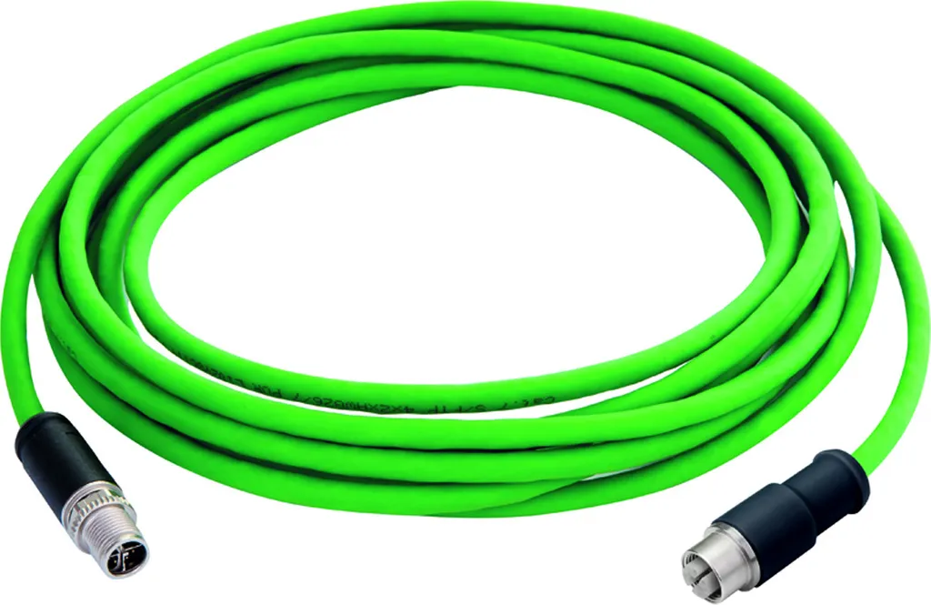 Câble Réseau M12 pour Automatisation et Vision Industrielle 5m PUR