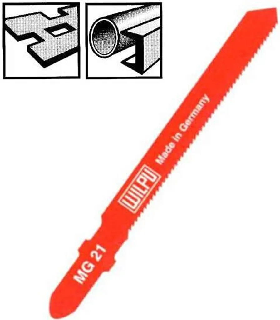 Wilpu T218A Mg21 Lame Seghetto HSS Metallo Sottile 5Pz