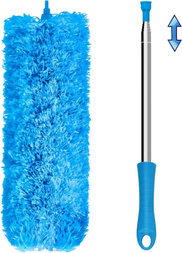 JEHONN Odkurzacz teleskopowy z mikrofibry o długości 254 cm Zdjęcie produktu 