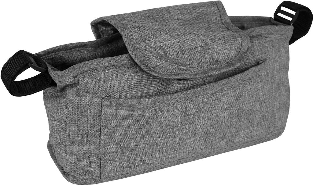 Haustierwagen Fronttasche, gewebtes Grau, Haustierwagen-Reisezubehörtasche, abnehmbare Klettbänder, elastische Bechertasche, Vordertasche, große...