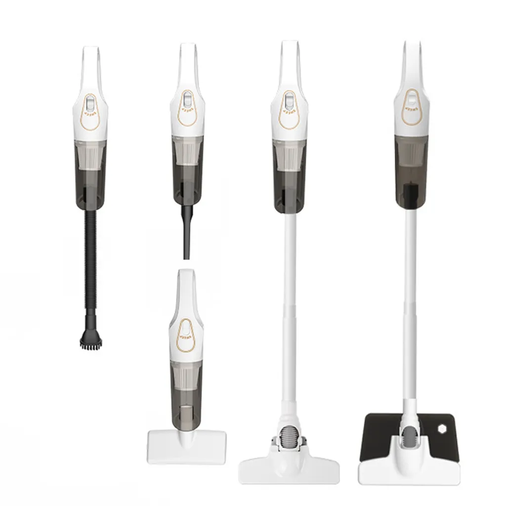 Aspirateur à main sans fil ZELURXX 5-en-1 Blanc avec Filtration Multicouche