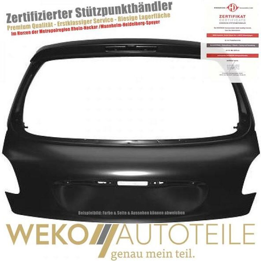 Koffer Laderaumklappe DIEDERICHS 4225028 für PEUGEOT