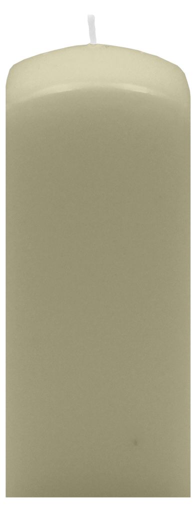 Quader Kerzen Verde Vecchio Antik-Grün 25 x Ø 7/7 cm, 4 Stück