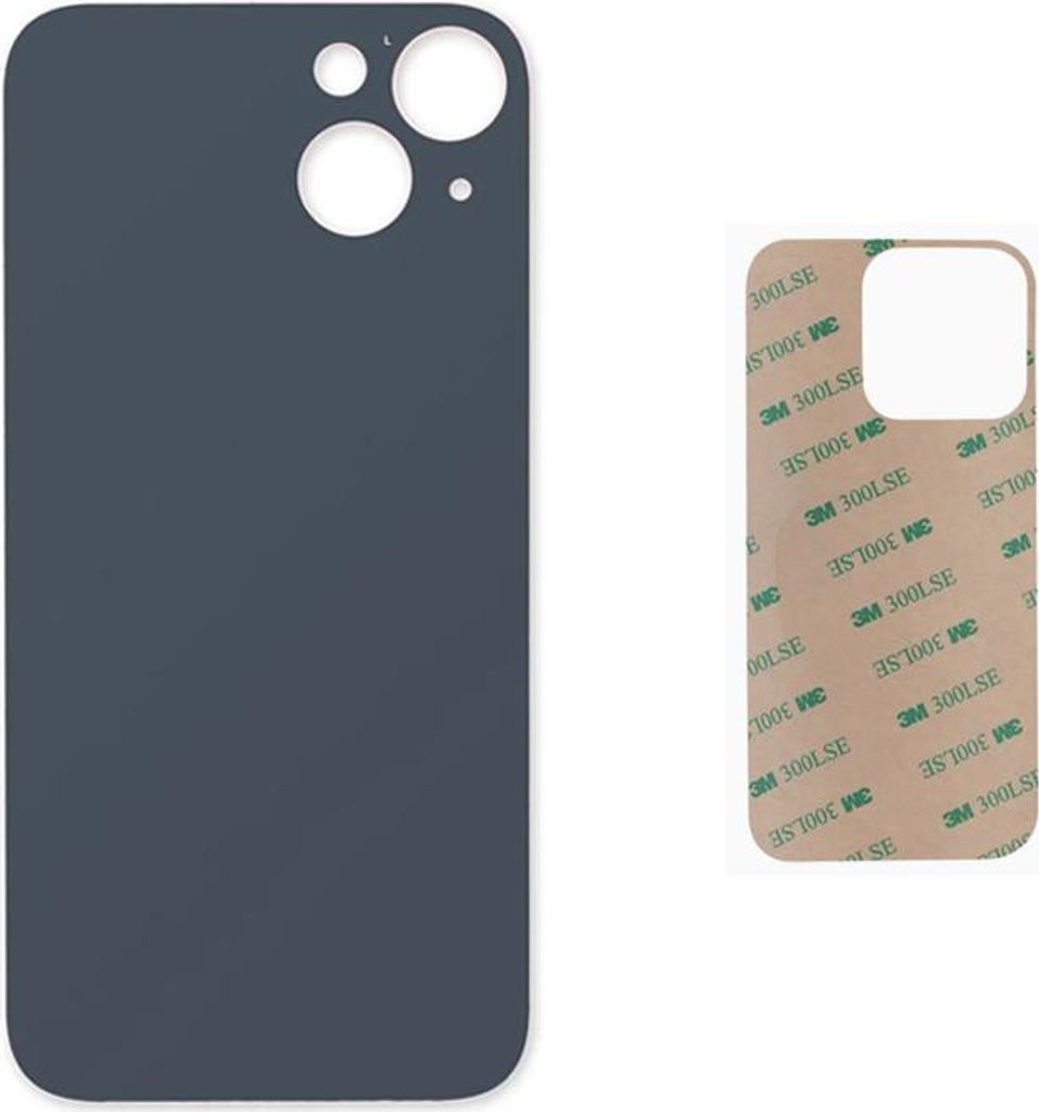 OEM iPhone 13 Akkudeckel Backcover Rückseite Glas Schwarz Produktbild 