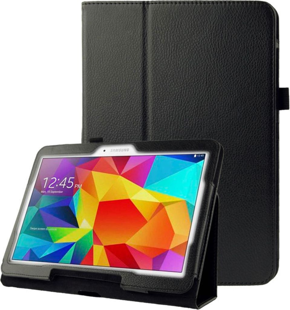subtel Flip Cover Tablethülle für Samsung Galaxy Tab 4 10.1 (SM-T530 / SM-T531 / SM-T533 / SM-T535) Tablet Schutzhülle mit Ständer, Kunstleder ...